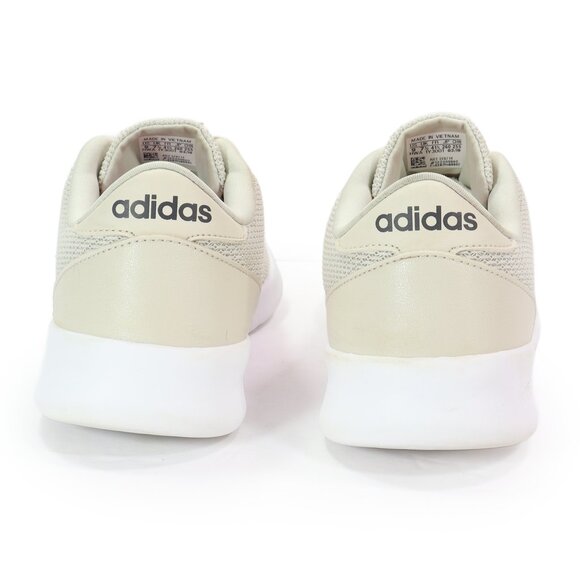 adidas Women's Cloudfoam QT Racer Running Shoe Raw White Pink Athletic Sneaker 9 - Picture 5 of 8